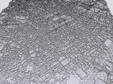 Cityscape Istanbul Turkey 3D 모델