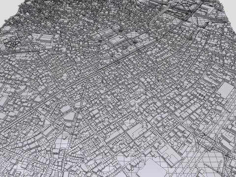 सिटीस्केप इस्तांबुल तुर्की 3D मॉडल