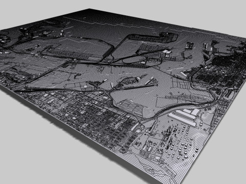 Los Angeles Port 3D Модель