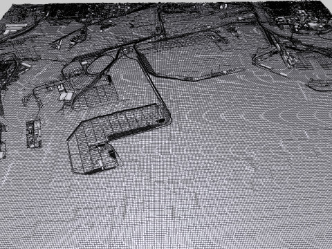 Los Angeles Port 3D Модель