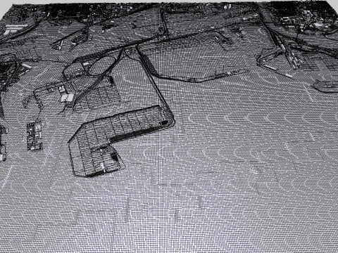 Los Angeles Port 3D Model