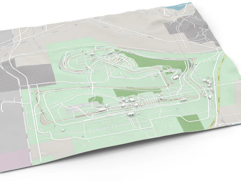 Road America 3D Model