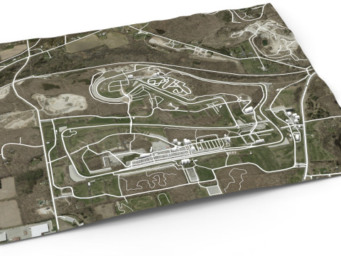 Road America Modello 3D