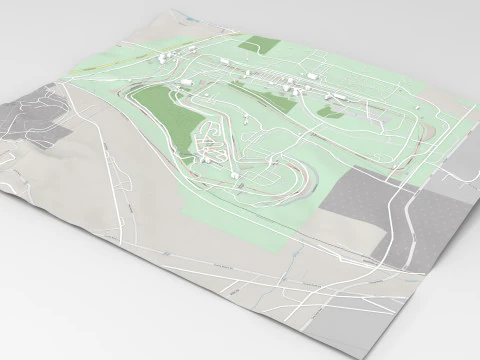 Road America 3D Model