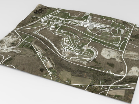 Road America Modello 3D