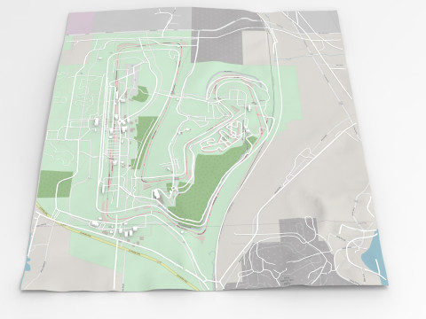 Road America Modello 3D