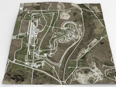 Road America Modello 3D