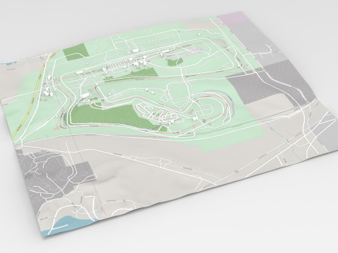 Road America Modello 3D
