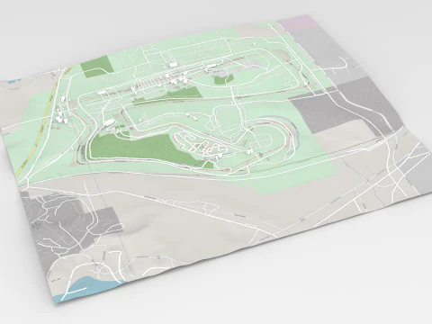 Road America 3D Model