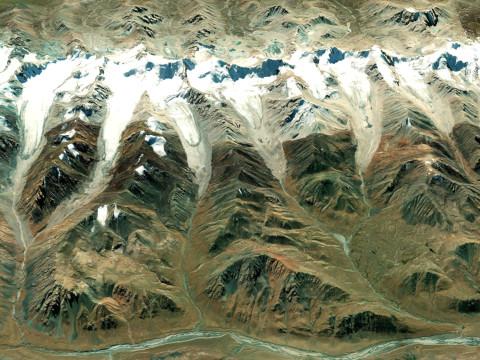 Mountain landscape Cholpon Ata Kyrgyzstan Model 3D