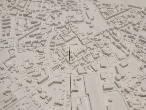 Cityscape Bratislava Slovakia Modelo de Impressão 3D