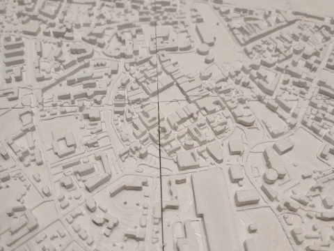 Cityscape Bratislava Slovakia 3D Print Model