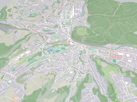 Cityscape Banska Bystrica Slovakia 3D Model