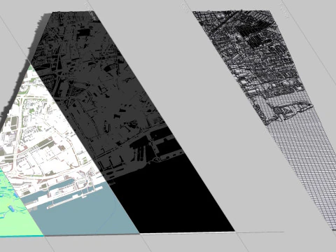 Cityscape Liverpool England 3D Model