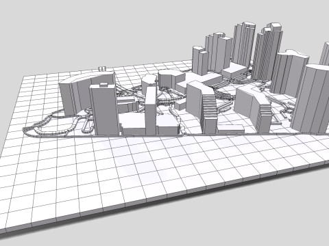 Burlingame Island Miami Florida USA 3D Model