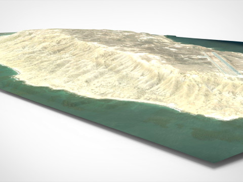 San Nicolas Island 3D Model