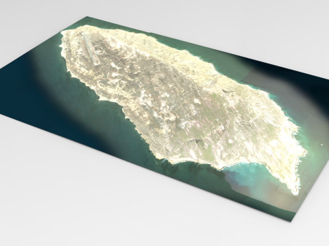 San Nicolas Island 3D Model