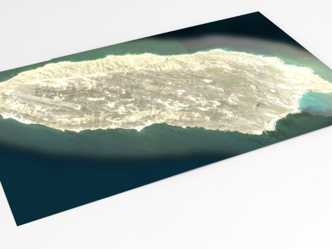 San Nicolas Island 3D Model