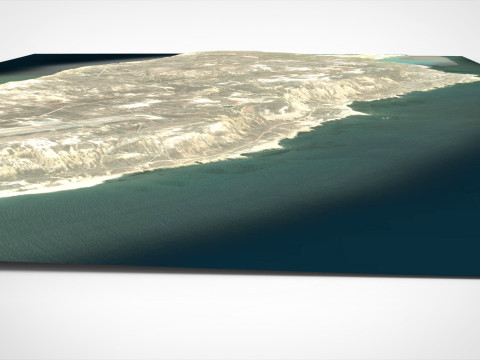 San Nicolas Island 3D Model