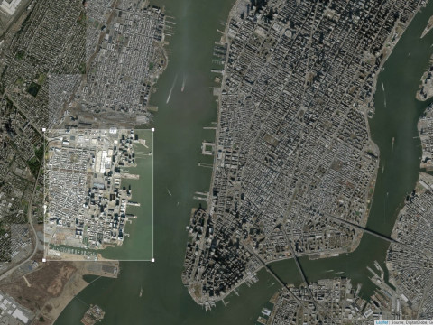 Cityscape New York USA fragment city 3D Model