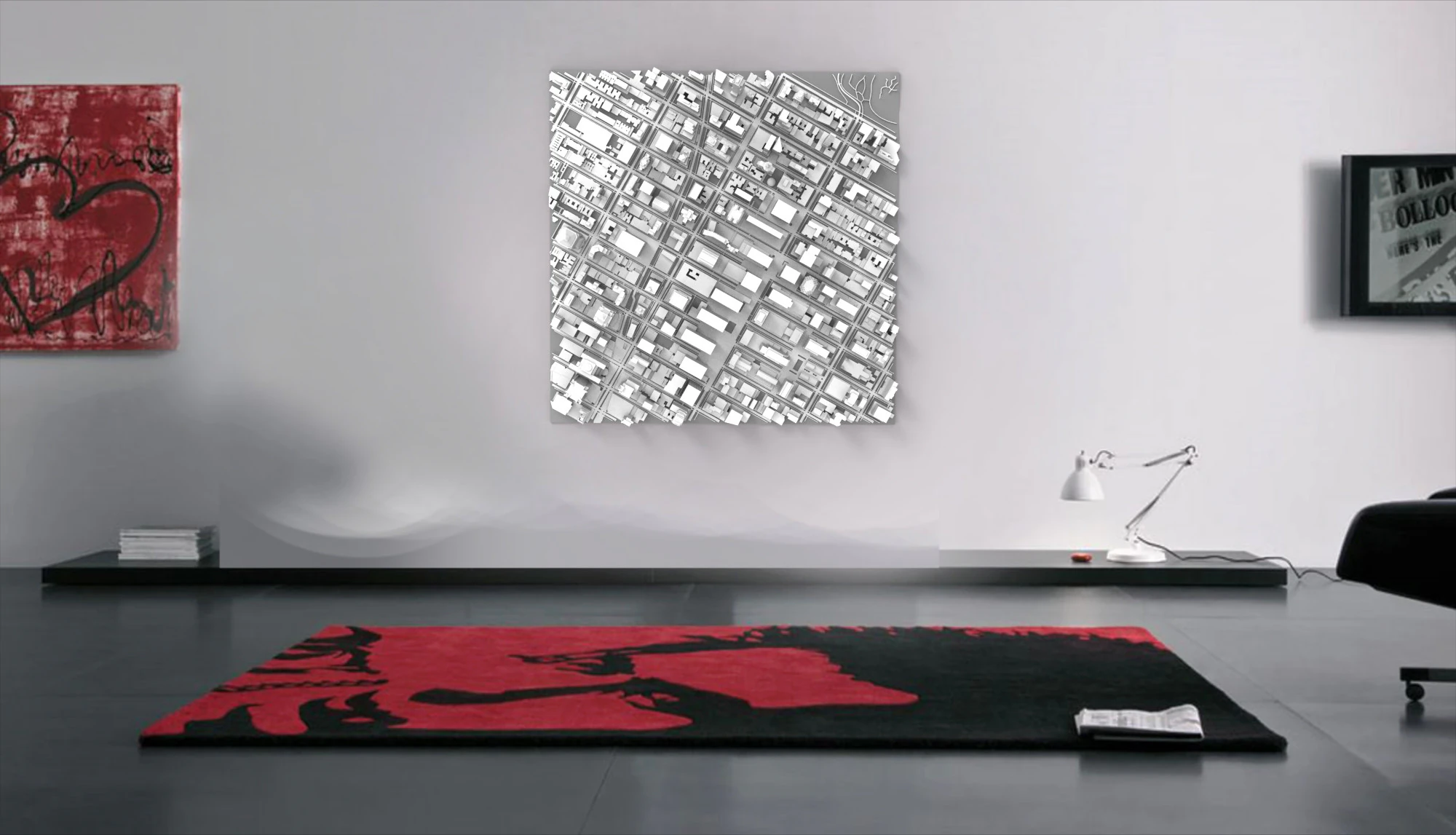 Cityscape New York USA fragment city 3D Model .c4d .max .obj .3ds .fbx .stl .blend