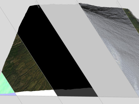 Mountain landscape Volcano Fuji Japan 3D Model