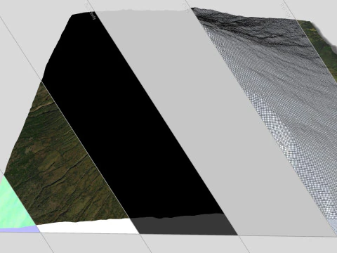 Mountain landscape Volcano Fuji Japan 3D Model