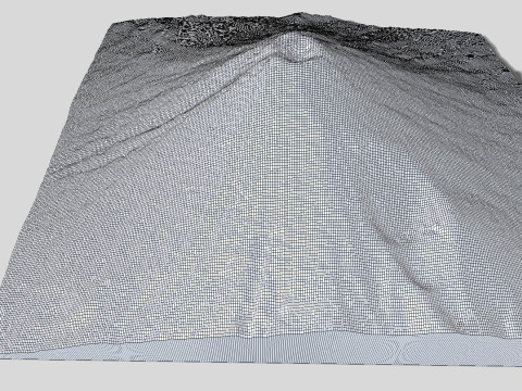 Mountain landscape Volcano Fuji Japan 3D Model