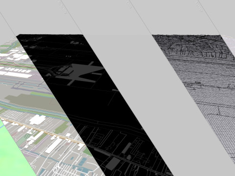 Suvarnabhumi Airport Bangkok Modello 3D
