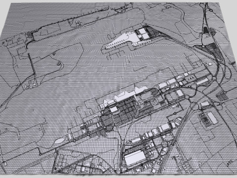 Barcelona El Prat Airport Josep Tarradellas Modelo 3D
