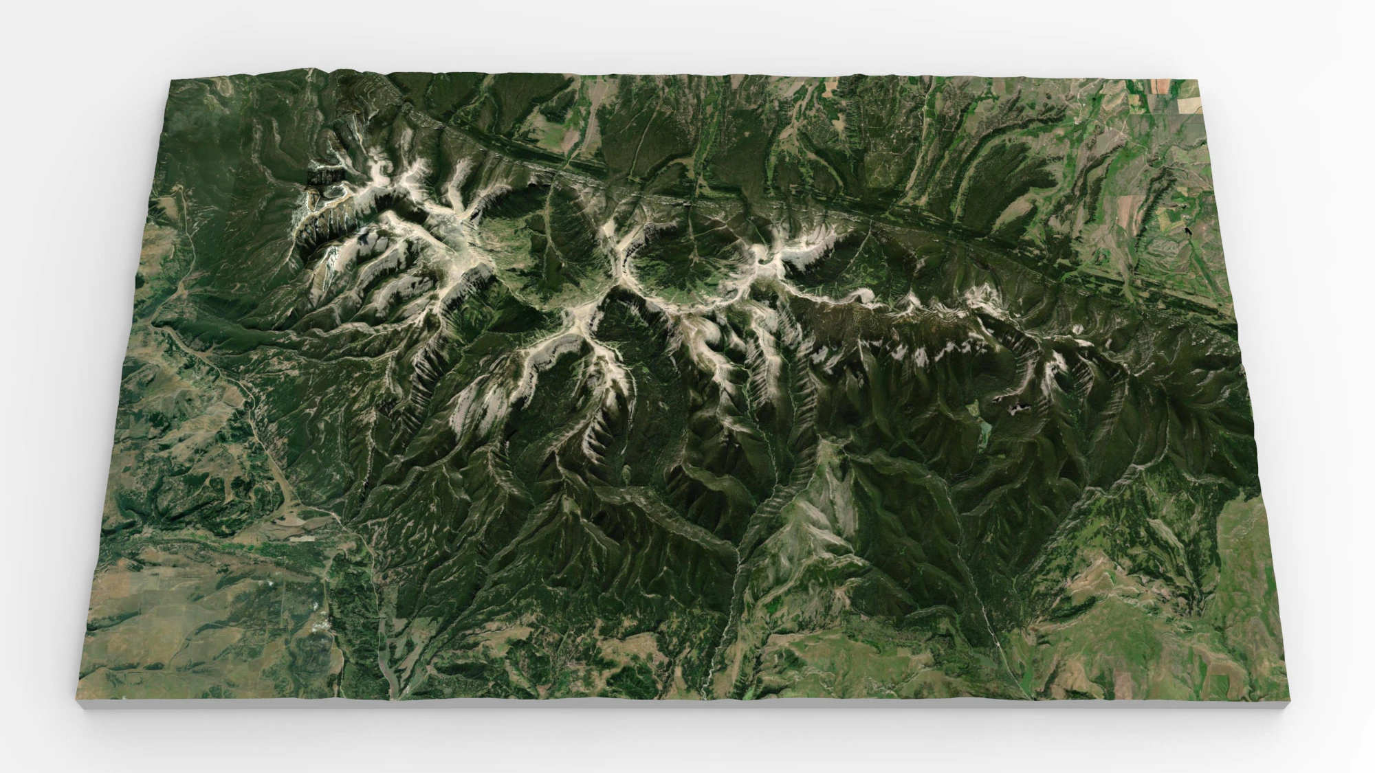 Big Snowy Wilderness Study Area 3D Model .c4d .max .obj .3ds .fbx .stl .blend 