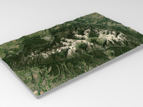 Big Snowy Wilderness Study Area 3Dモデル