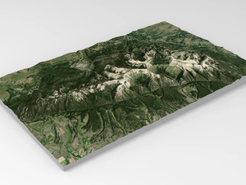 Big Snowy Wilderness Study Area 3D Model