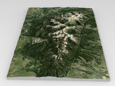 Big Snowy Wilderness Study Area 3Dモデル