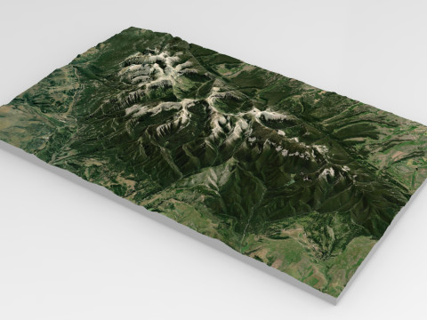 Big Snowy Wilderness Study Area 3Dモデル