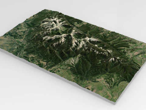 Big Snowy Wilderness Study Area 3D Model