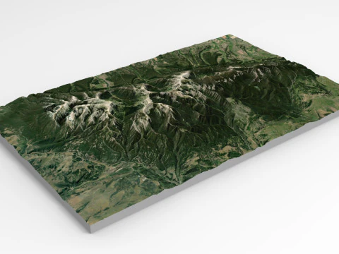 Big Snowy Wilderness Study Area 3D Model