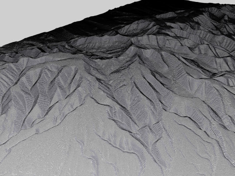 Big Snowy Wilderness Study Area 3Dモデル