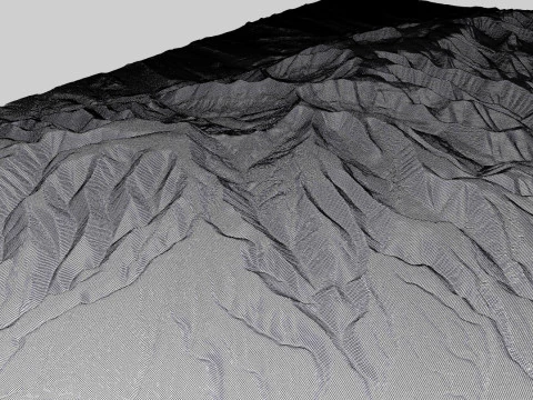 Big Snowy Wilderness Study Area 3D Model