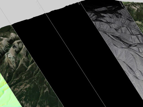 Big Snowy Wilderness Study Area 3D Model