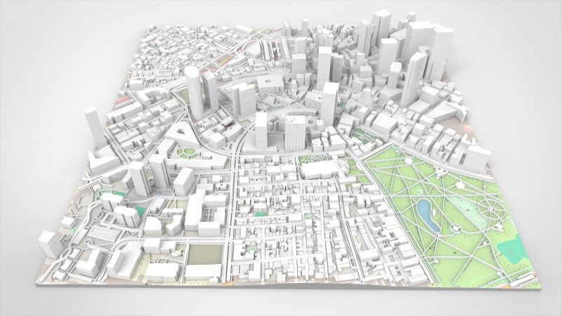 Cityscape Boston Massachusetts United States 3Dモデル .c4d .max .obj .3ds .fbx .stl .blend 