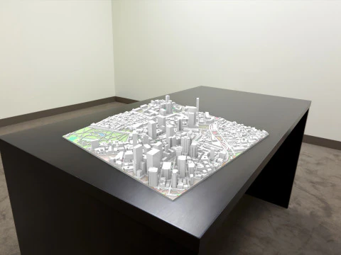 Cityscape Boston Massachusetts United States 3D Model