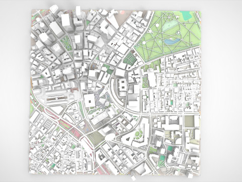 Cityscape Boston Massachusetts United States 3Dモデル