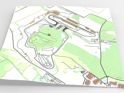 The Hungaroring Mogyorod Budapest Hungary Modelo 3D