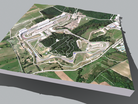 The Hungaroring Mogyorod Budapest Hungary Model 3D