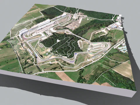 The Hungaroring Mogyorod Budapest Hungary 3D Model