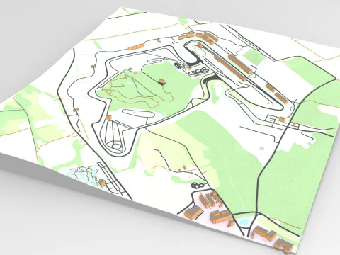 The Hungaroring Mogyorod Budapest Hungary 3D Model