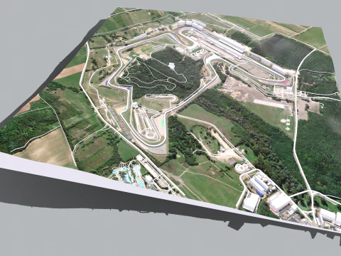 The Hungaroring Mogyorod Budapest Hungary 3D Model