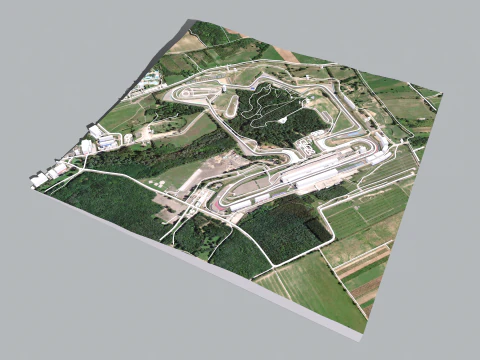 The Hungaroring Mogyorod Budapest Hungary 3D Model
