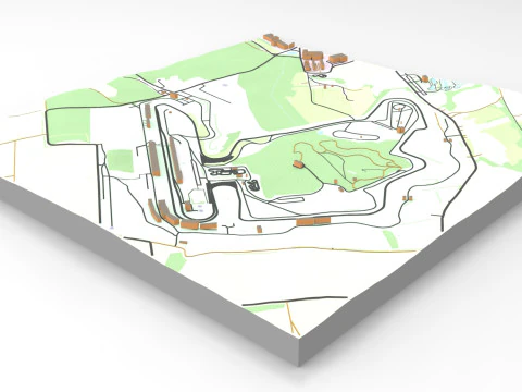 The Hungaroring Mogyorod Budapest Hungary 3D Model